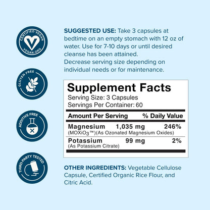 nbpure MagO7 - Natural Colon Cleanse & Detox - Occasional Constipation Relief, Stool Softener, & Bloating Support for Men & Women - dailyvitalstore