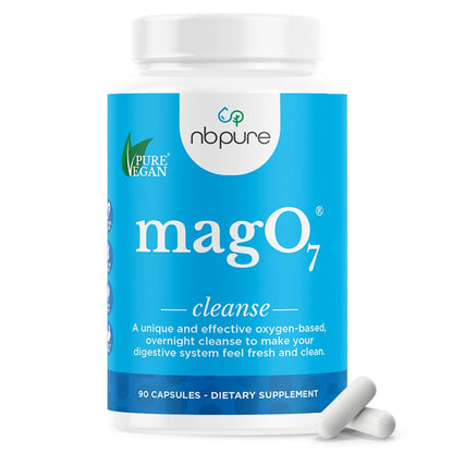 nbpure MagO7 - Natural Colon Cleanse & Detox | Occasional Constipation Relief, Stool Softening, & Bloating Support for Men & Women - dailyvitalstore