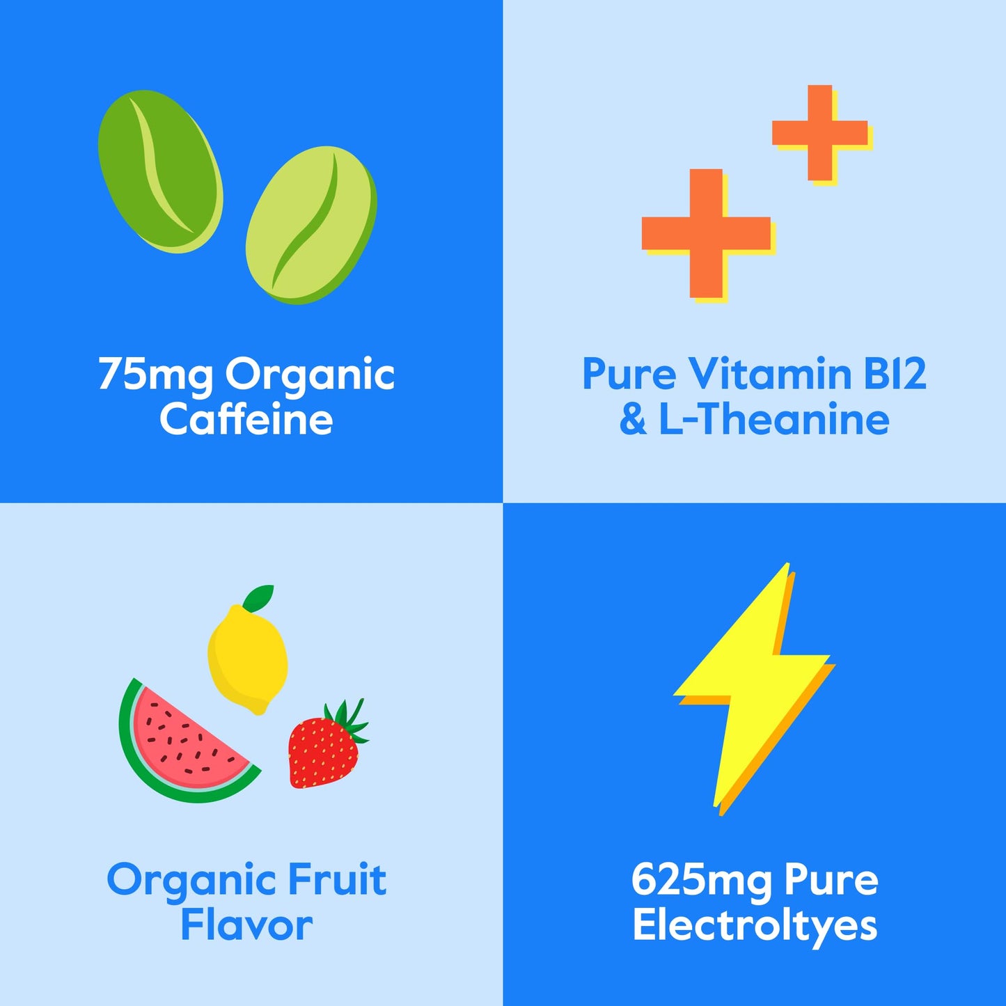 Nectar Energy Booster - Organic Caffeine, B12 & Electrolytes - Sugar Free & Zero Calorie – Healthy Coffee, Energy Drink & Soda Alternative – Hydration & Energy Supplement (Variety 30 Powder Packets) - dailyvitalstore