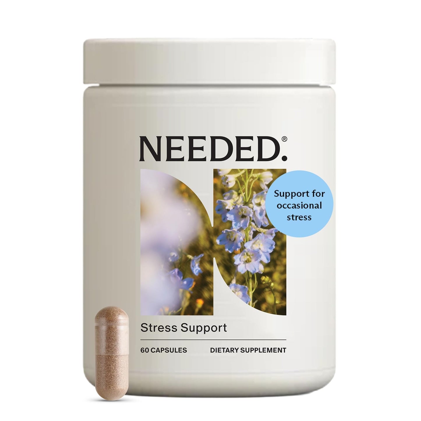 Needed. Stress Support - Herbal Blend Supporting Mood, Energy, and Hormone Balance for Women - Herbal Supplement of Shatavari, Ashwagandha, Rhodiola - Non-GMO - 30 Day Supply - 120 Capsules - dailyvitalstore