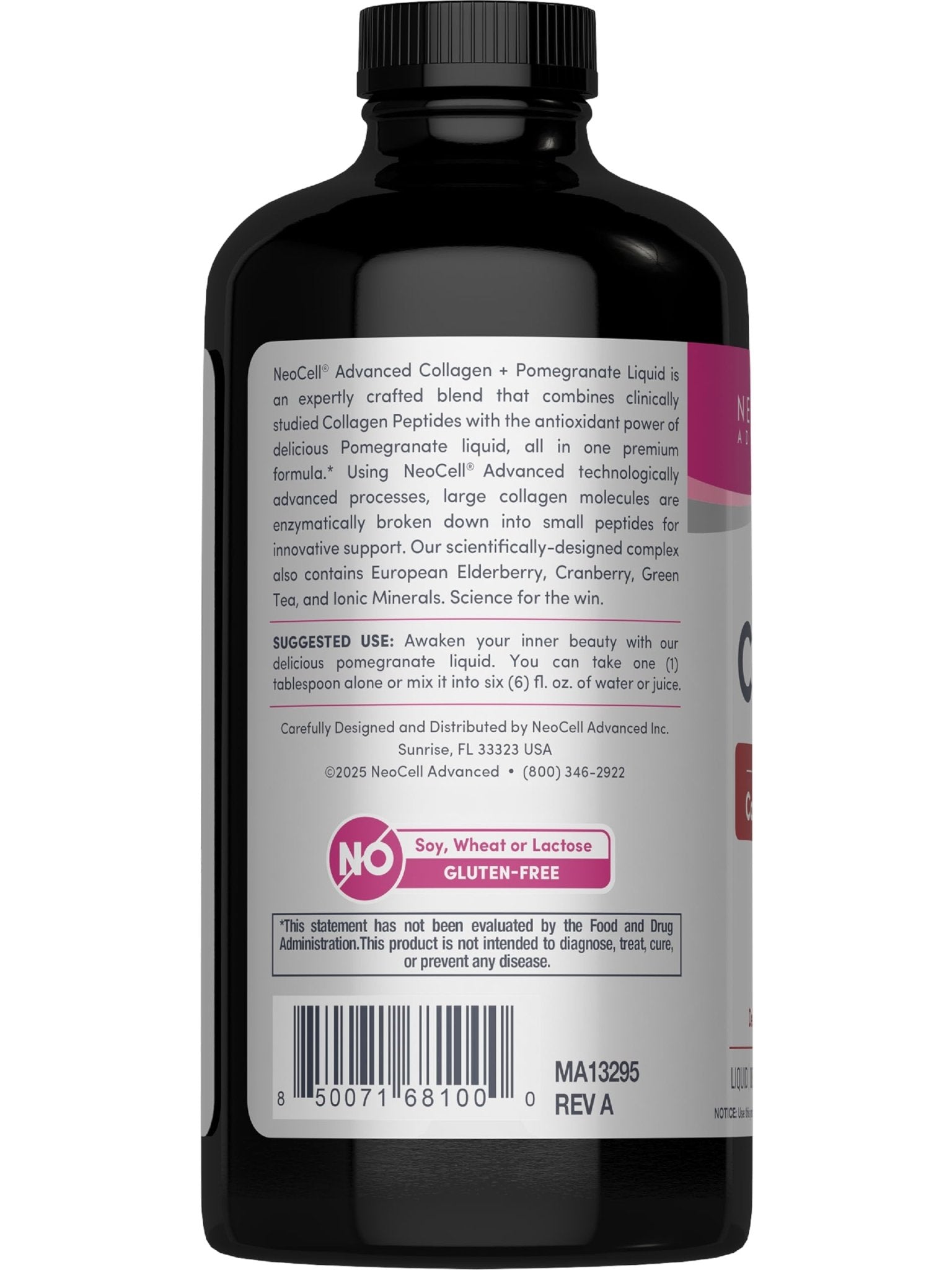 NeoCell Advanced Liquid Collagen | 4000 mg | Pomegranate and Fruit Juice Concentrates | for Women and Men | 16 fl oz - dailyvitalstore