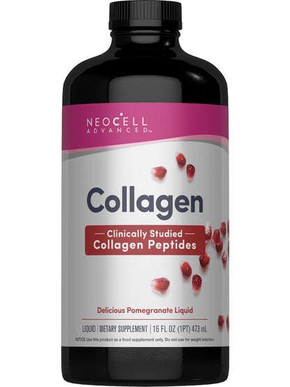 NeoCell Advanced Liquid Collagen | 4000 mg | Pomegranate and Fruit Juice Concentrates | for Women and Men | 16 fl oz - dailyvitalstore