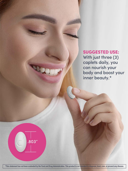 NeoCell Collagen Beauty Builder | 150 Caplets | Grass Fed BioActive Peptides | with Biotin and Hyaluronic Acid | Radiant Skin & Strong Nails Supplement - dailyvitalstore