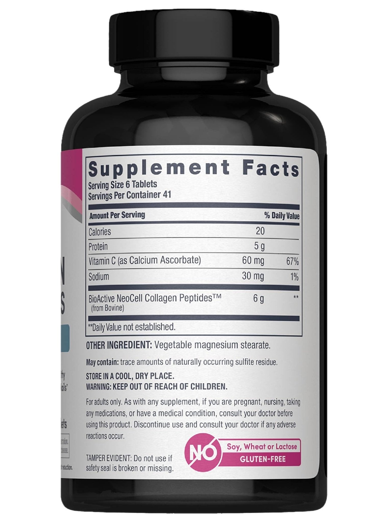 NeoCell Collagen Peptides | 250 Tablets | with Vitamin C | Grassfed Supplement | Hair, Skin, & Nails | for Women and Men - dailyvitalstore