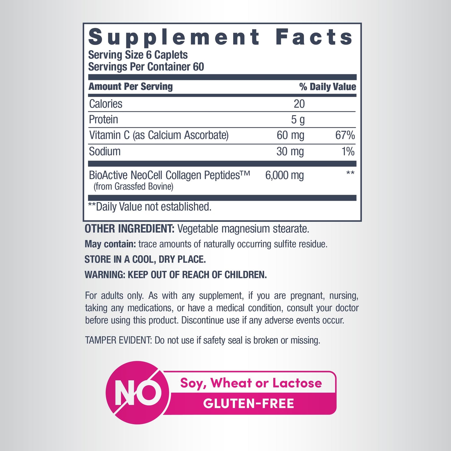 NeoCell Collagen Peptides Pills | 360 Caplets | with Vitamin C | Supplement for Women and Men - dailyvitalstore