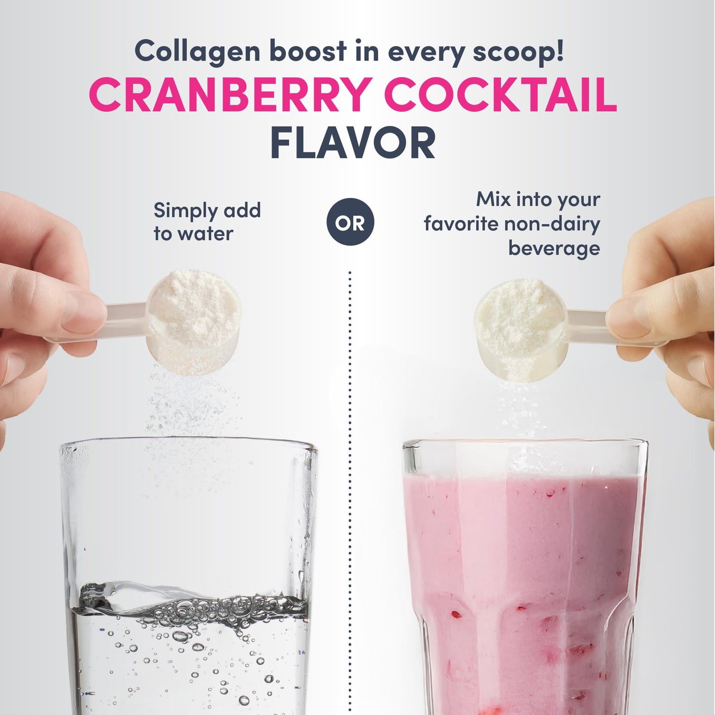 NeoCell Collagen Peptides Powder | 9.1 oz | Grass Fed Bovine | with Biotin and Hyaluronic Acid | Cranberry Cocktail Flavored - dailyvitalstore