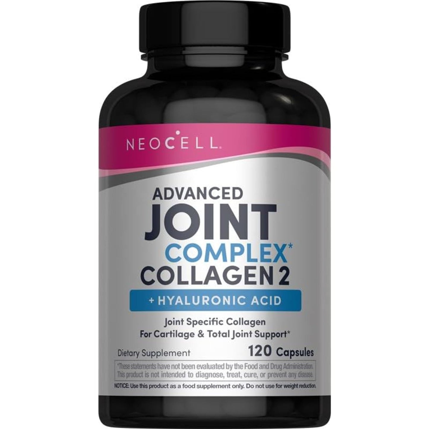 NeoCell Joint Complex Supplement | 120 Capsules | Plus Hyaluronic Acid | Collagen Type II | Advanced Formula - dailyvitalstore
