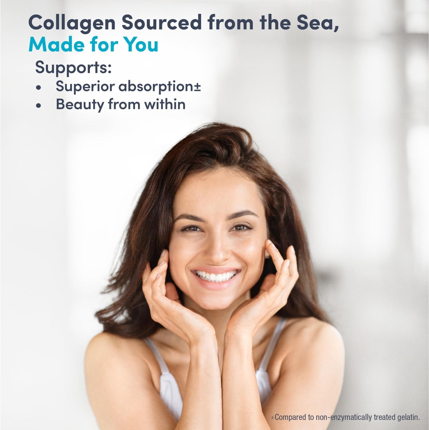 NeoCell Marine Collagen Peptides Capsules | 120 Pills | with Hyaluronic Acid | Plus Vitamin C | for Women and Men - dailyvitalstore
