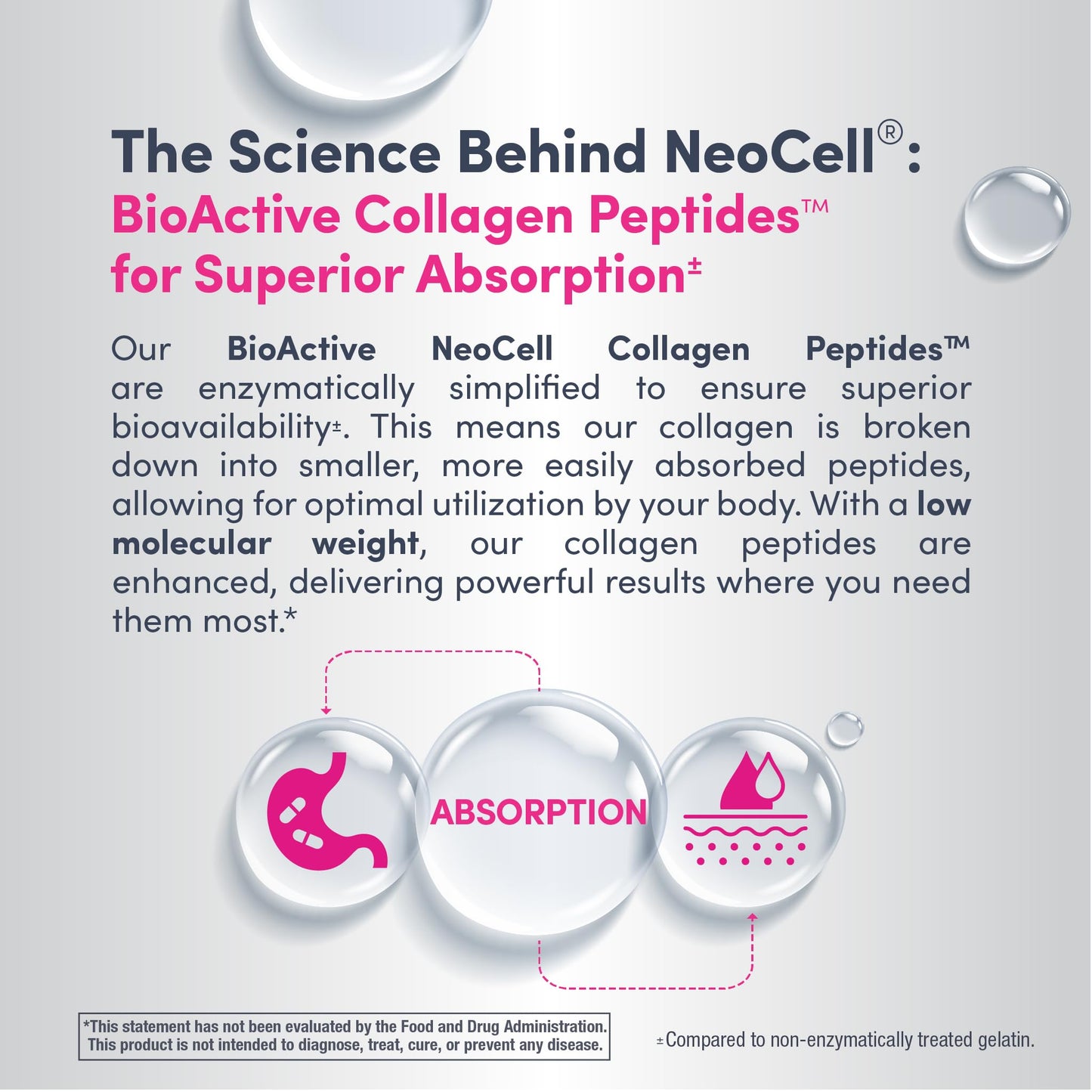 NeoCell Super Collagen Peptides Powder | 30 Servings | Unflavored | Types I & III | Grass Fed Bovine Supplement | Hair, Skin, & Nails | for Women and Men - dailyvitalstore