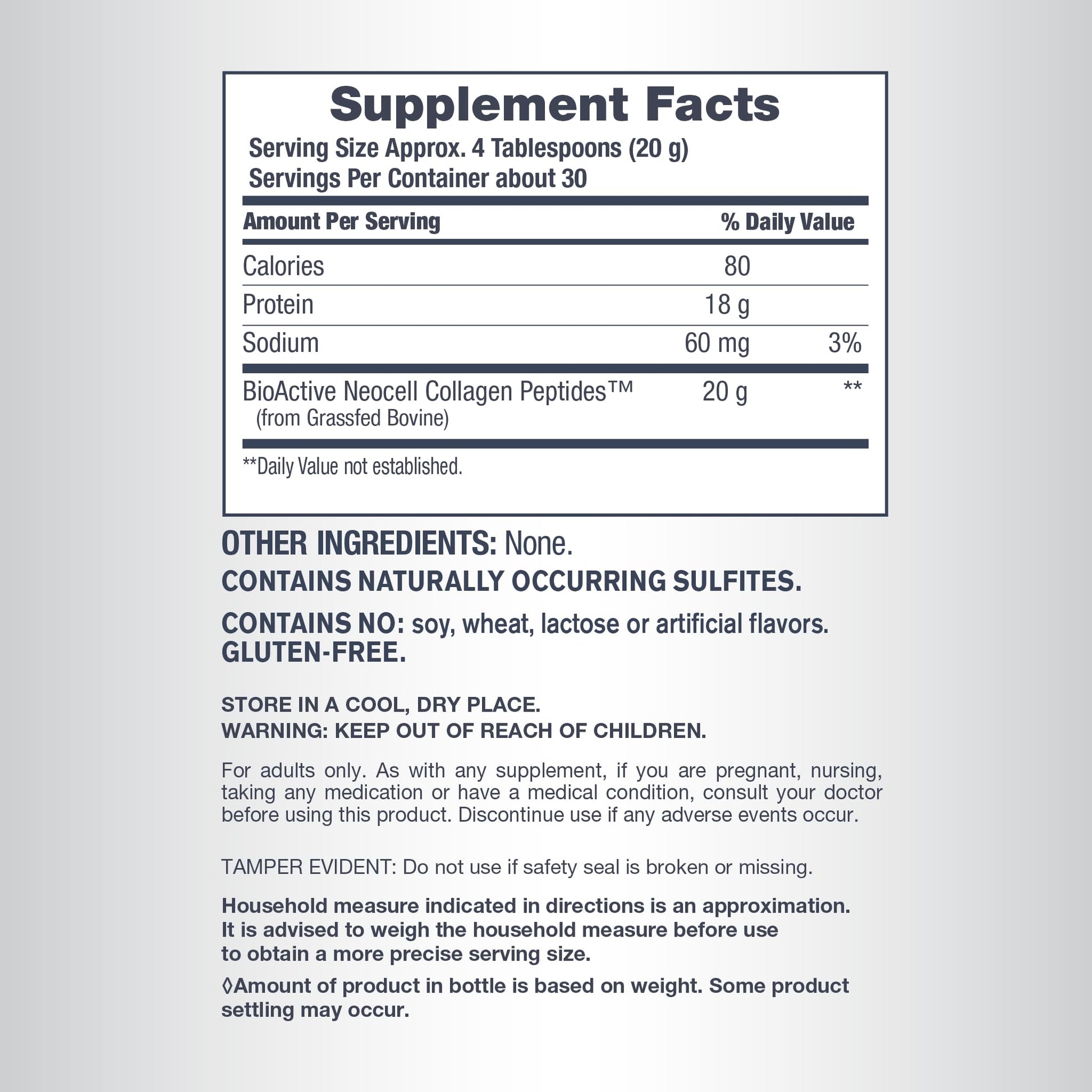NeoCell Super Collagen Peptides Powder | 30 Servings | Unflavored | Types I & III | Grass Fed Bovine Supplement | Hair, Skin, & Nails | for Women and Men - dailyvitalstore