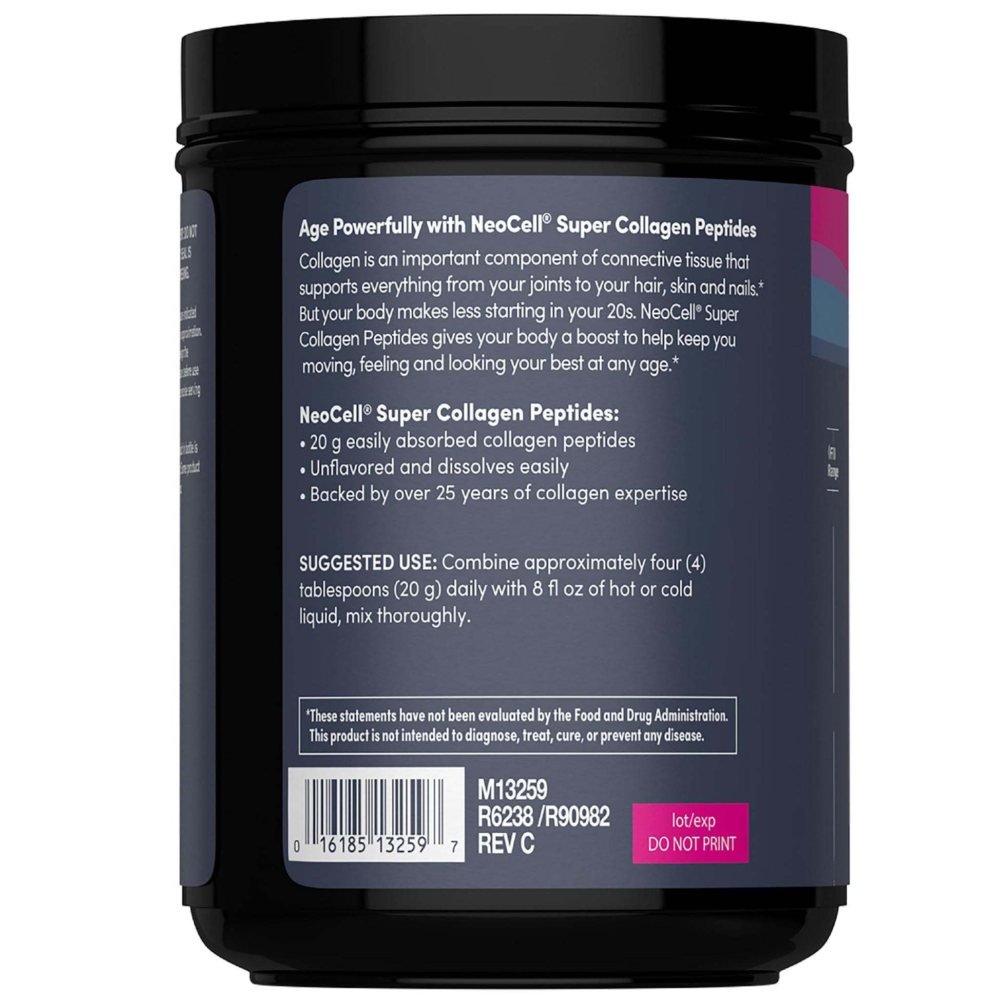 NeoCell Super Collagen Peptides Powder | 30 Servings | Unflavored | Types I & III | Grass Fed Bovine Supplement | Hair, Skin, & Nails | for Women and Men - dailyvitalstore