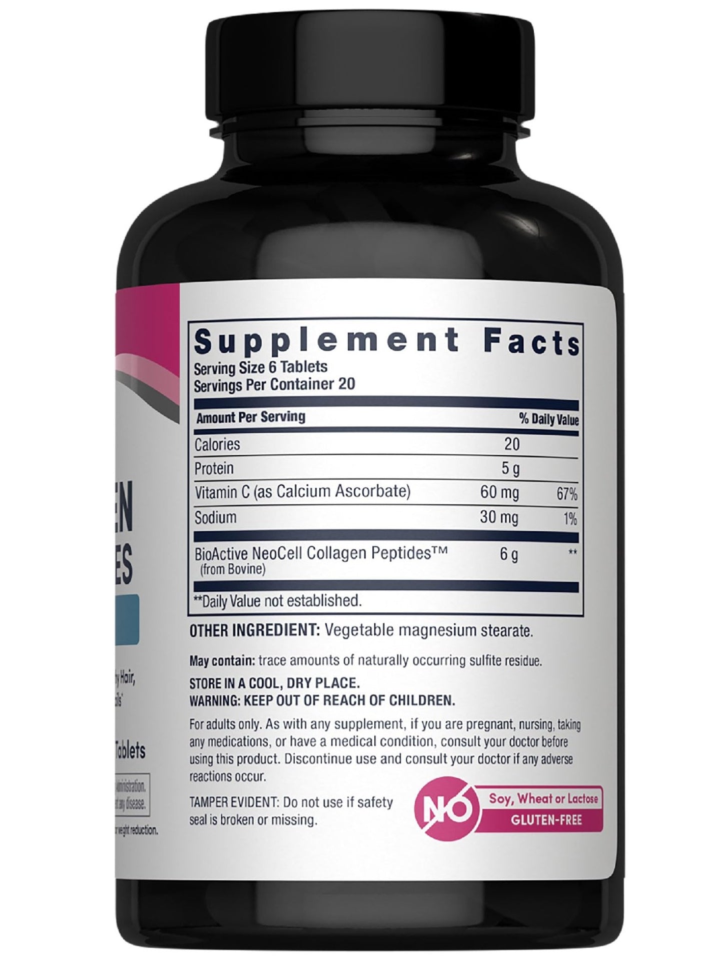NeoCell Super Collagen with Vitamin C, 120ct Collagen Pills, Non-GMO, Grass Fed, Paleo Friendly, Gluten Free, Collagen Peptides Types 1 & 3 for Hair, Skin, Nails and Joints - dailyvitalstore