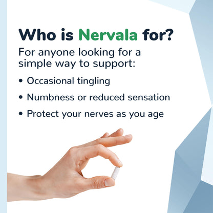 Nervala - Alpha Lipoic Acid 600mg - ALA Supplement Antioxidant for Nerve, Energy & Circulation Support- Extra Strength with Benfotiamine - Made in USA, Lab Tested - 30 Capsules, 1 Month Supply - dailyvitalstore
