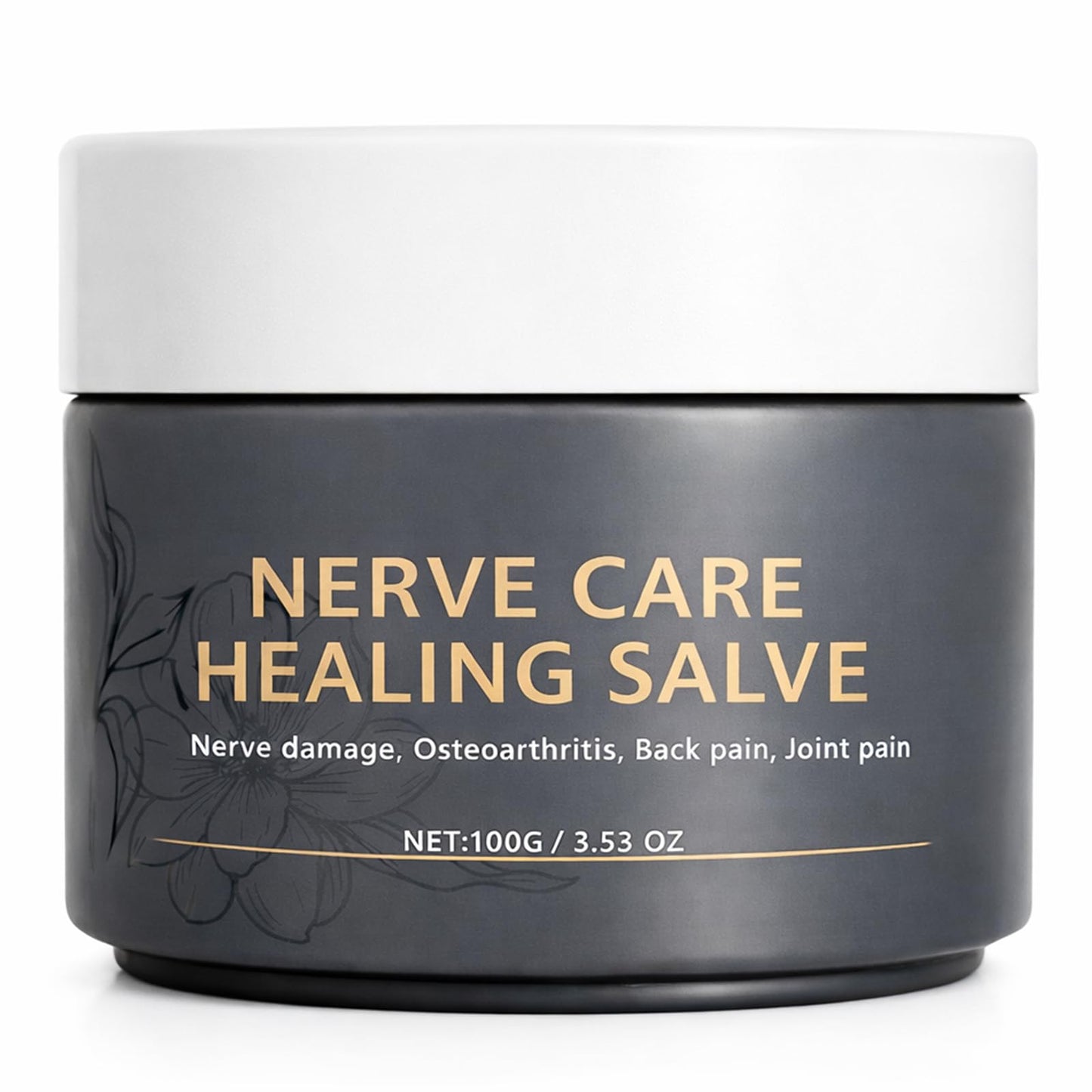 Nerve Care Healing Salve, Professional Neuro-Relief Cream - Use on Feet, Hands, Legs, and Joints to Calm Uncomfortable Sensations, 3.53 oz - dailyvitalstore