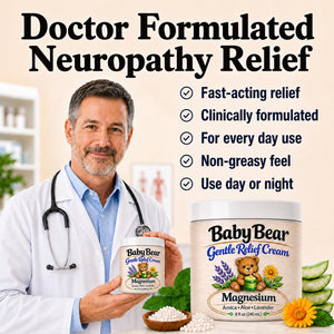 Nerve Relief Cream with Magnesium Chloride – Neuropathy Relief Cream for Feet, Hands, Legs, Toes & More – Fast-Absorbing, Non-Greasy Formula for Foot & Leg Comfort - dailyvitalstore