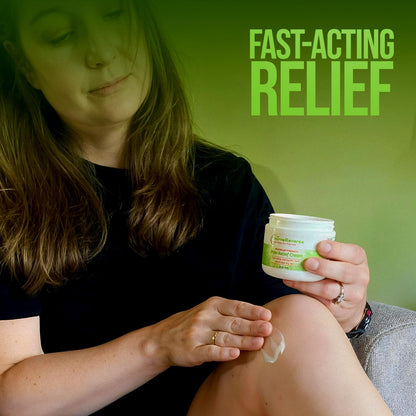 NerveReverse - Neuropathy Pain Relief Cream for feet, Hands, Legs Toes. Large 4 OZ. JAR. Fast-Acting, Maximum Strength Cream with 4% Menthol, MSM, L-Carnitine, L-Arginine, Vitamin E, Vitamin B6 - dailyvitalstore