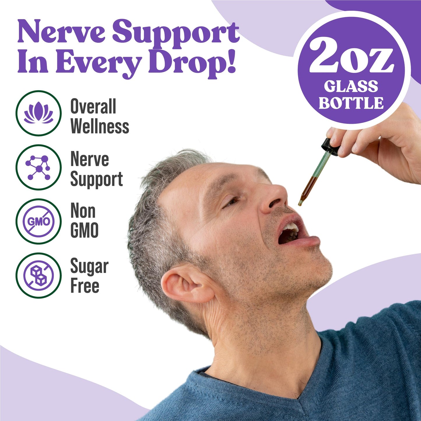 Nervestra - Nerve Health, with Alpha Lipoic Acid, to Bolster Nerve Health and Support Healthy Nerve Function - Alpha Lipoic Acid, Vitamin B6, White Willow Bark Turmeric Passionflower & More! - dailyvitalstore