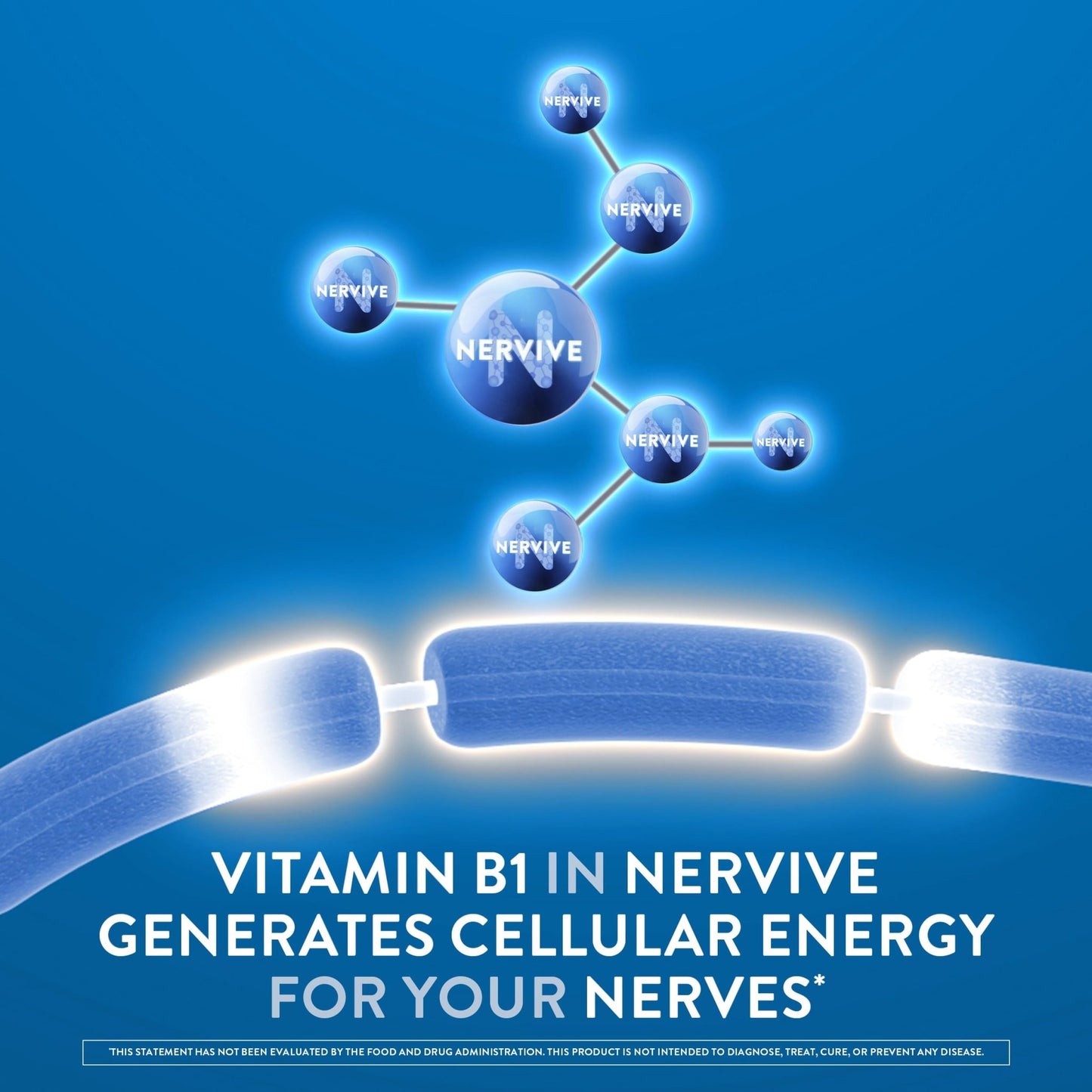 Nervive Nerve Health, Alpha Lipoic Acid, Fortify Nerve Health, Healthy Nerve Function, Healthy Blood Circulation, Supplement, Tablet, 60 Tablets - dailyvitalstore