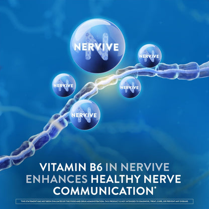 Nervive Nerve Health, Alpha Lipoic Acid, Fortify Nerve Health, Healthy Nerve Function, Healthy Blood Circulation, Supplement, Tablet, 60 Tablets - dailyvitalstore