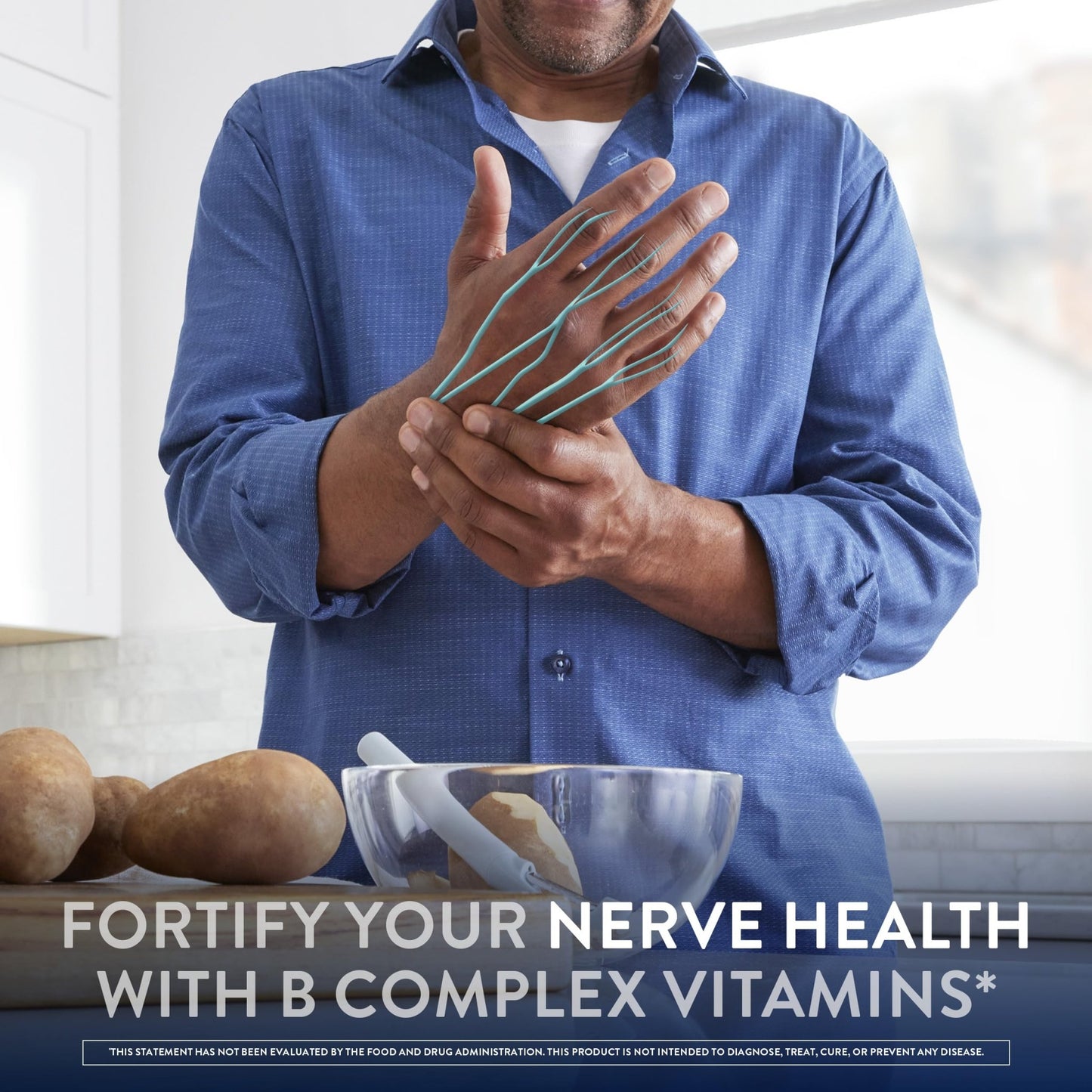 Nervive Nerve Health, Alpha Lipoic Acid, Fortify Nerve Health, Healthy Nerve Function, Healthy Blood Circulation, Supplement, Tablet, 60 Tablets - dailyvitalstore