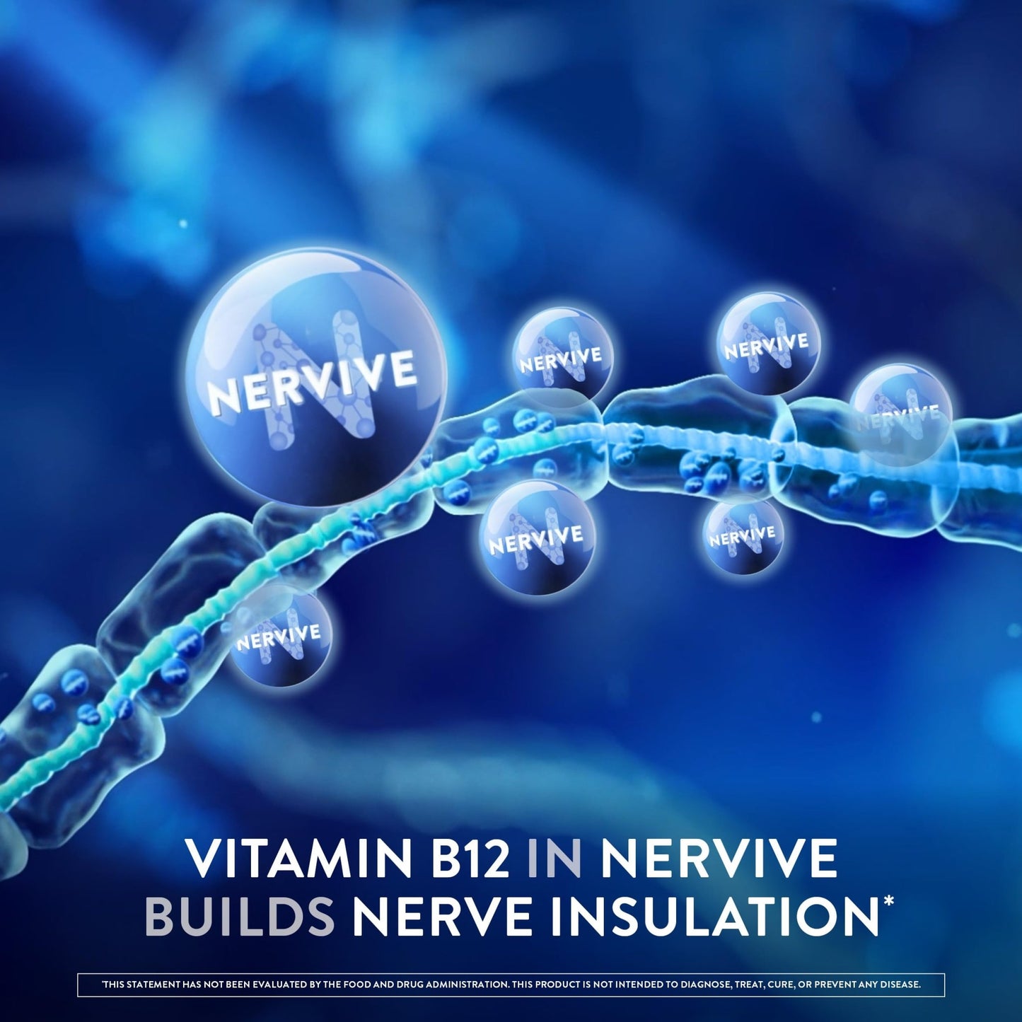 Nervive Nerve Health, Alpha Lipoic Acid, Fortify Nerve Health, Healthy Nerve Function, Healthy Blood Circulation, Supplement, Tablet, 60 Tablets - dailyvitalstore