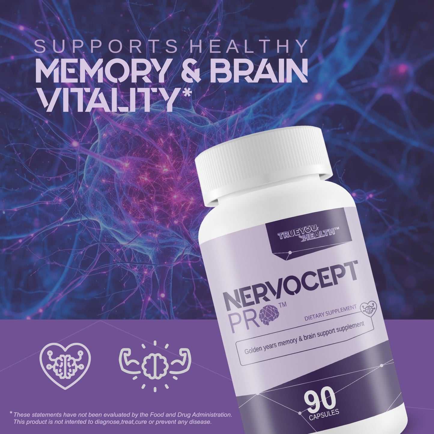 Nervocept Pro - Our Best Nerve Support Capsules - Lions Mane, Magnesium, Vitamin B For Nerve Repair - Vitamin D for Nerves - Lions Mane Memory & Nerve Support - Vitamin B12 Nerve Support - dailyvitalstore