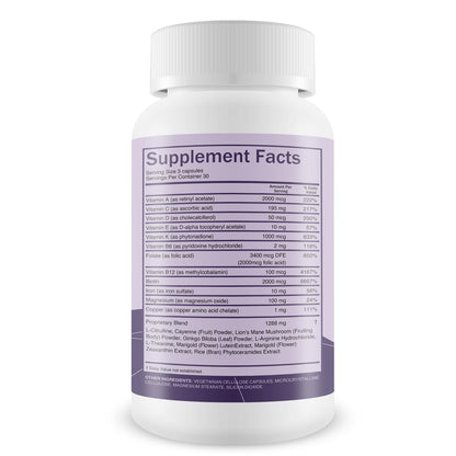 Nervocept Pro - Our Best Nerve Support Capsules - Lions Mane, Magnesium, Vitamin B For Nerve Repair - Vitamin D for Nerves - Lions Mane Memory & Nerve Support - Vitamin B12 Nerve Support - dailyvitalstore