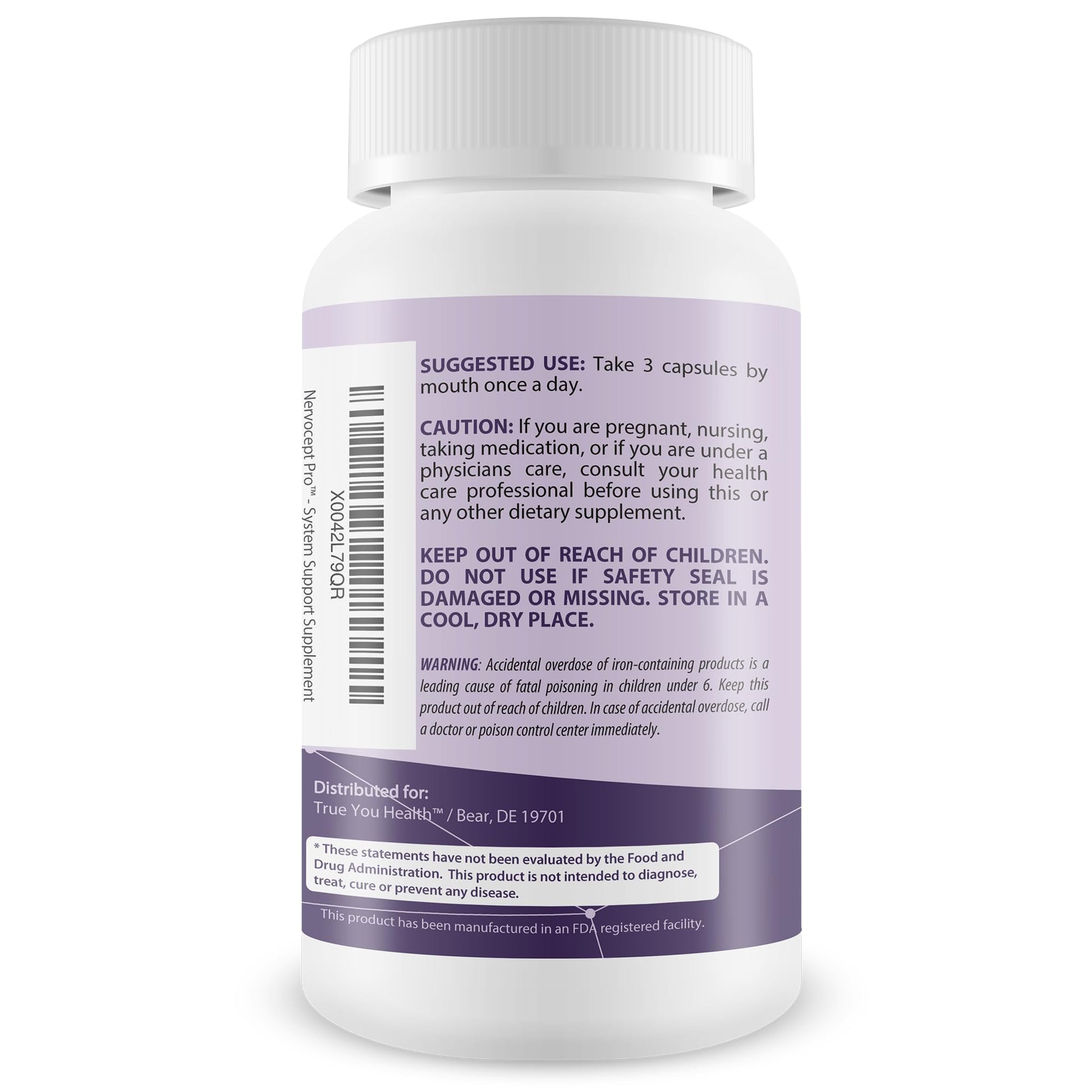 Nervocept Pro - Our Best Nerve Support Capsules - Lions Mane, Magnesium, Vitamin B For Nerve Repair - Vitamin D for Nerves - Lions Mane Memory & Nerve Support - Vitamin B12 Nerve Support - dailyvitalstore