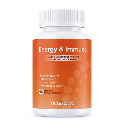 NEUMINA Women's Energy & Immune Complex, Energy Production, Fatigue Relief, Immune Health, Antioxidant Support, Vegan, Non-GMO, Made in USA, 90 Servings - dailyvitalstore