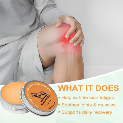 Neuro Balm, Joint & Muscle Soothing Cream, Natural Nerve & Joint Support Balm, Fast-Acting Herbal Formula for Tingling, Burning & Stiffness, Pain Relief, Daily Body Care (1Pcs) - dailyvitalstore