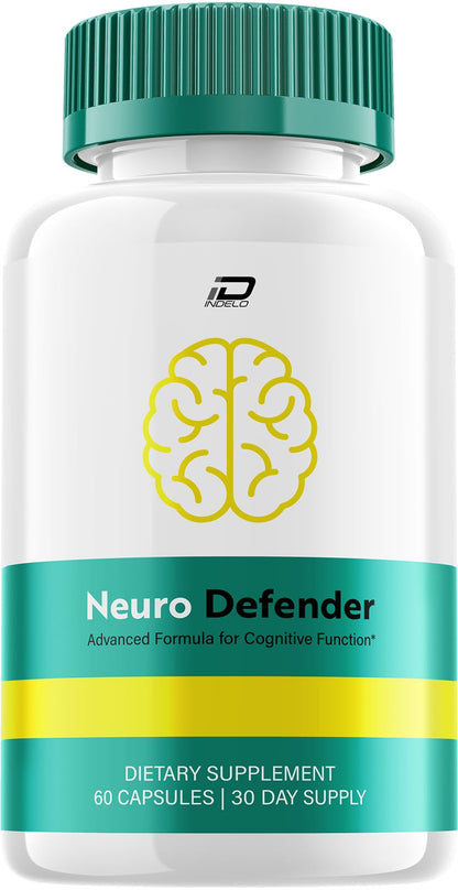 Neuro Defender Supplement Capsules – NeuroDefender Natural Blend Formula Focus Memory Support and Reviews (1 Pack – 60 Capsules) - dailyvitalstore