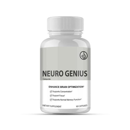 Neuro Genius Advanced Cognitive Support Supplement to uplock Brain Potential - dailyvitalstore