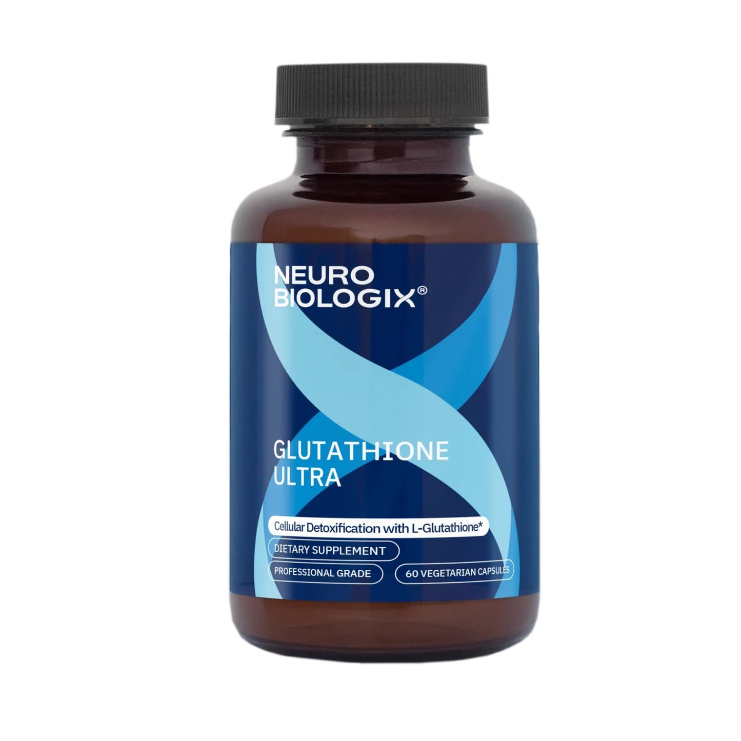 Neurobiologix Glutathione Ultra, L-Glutathione Antioxidant Complex with Vitamin C, A, B2, B6, Zinc, Selenium, Manganese, Taurine & Quercetin for Cellular Health, Gluten Free, 60 Vegetarian Capsules - dailyvitalstore