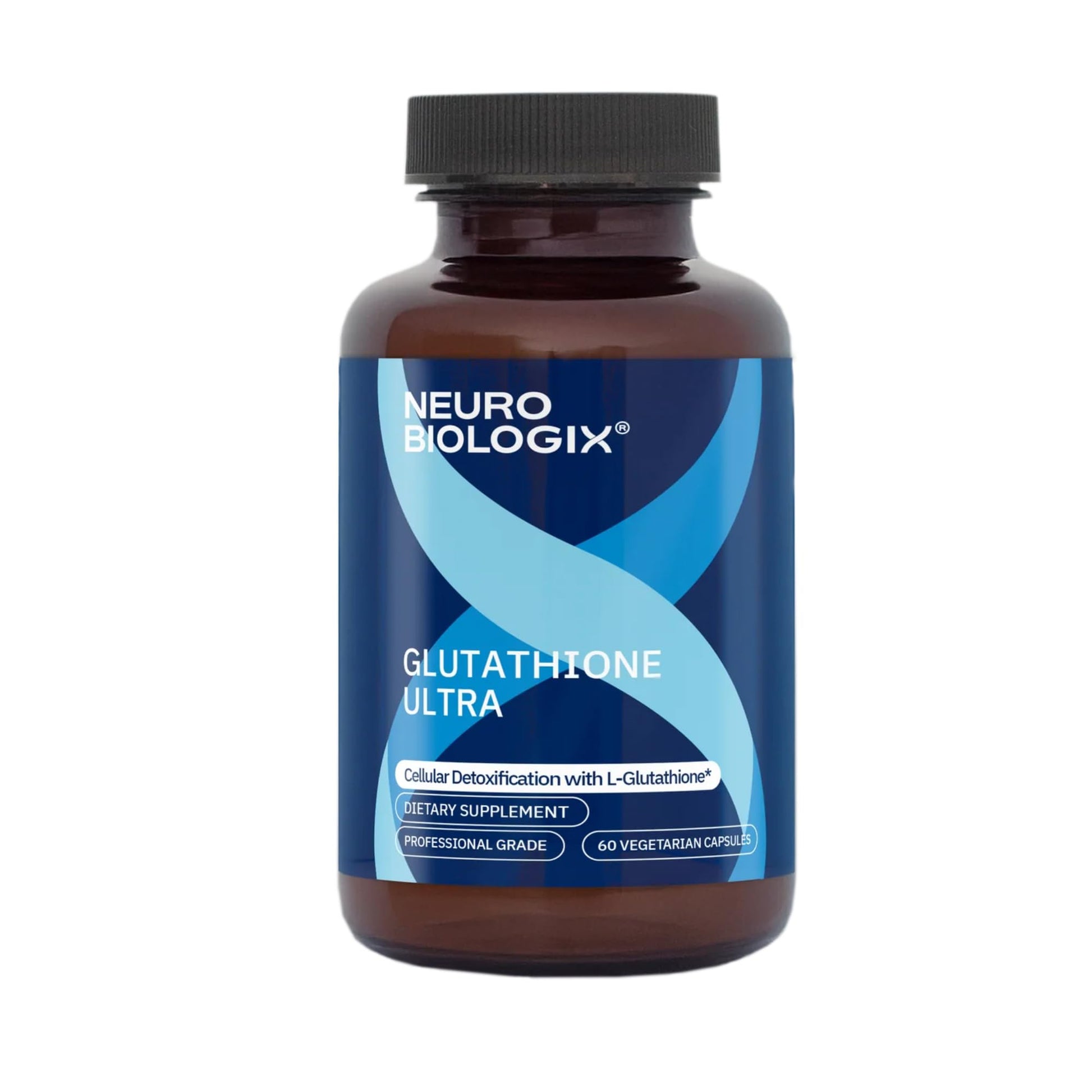 Neurobiologix Glutathione Ultra, L-Glutathione Antioxidant Complex with Vitamin C, A, B2, B6, Zinc, Selenium, Manganese, Taurine & Quercetin for Cellular Health, Gluten Free, 60 Vegetarian Capsules - dailyvitalstore
