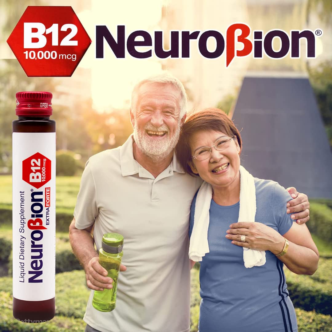 Neurobion Extra Forte B12 10,000 mcg Vials, Liquid - Extreme Powerful- 10 Vials per Box - dailyvitalstore