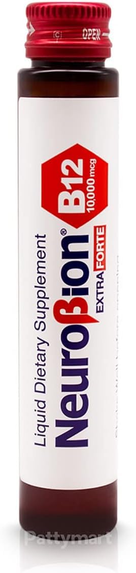 Neurobion Extra Forte B12 10,000 mcg Vials, Liquid - Extreme Powerful- 10 Vials per Box - dailyvitalstore