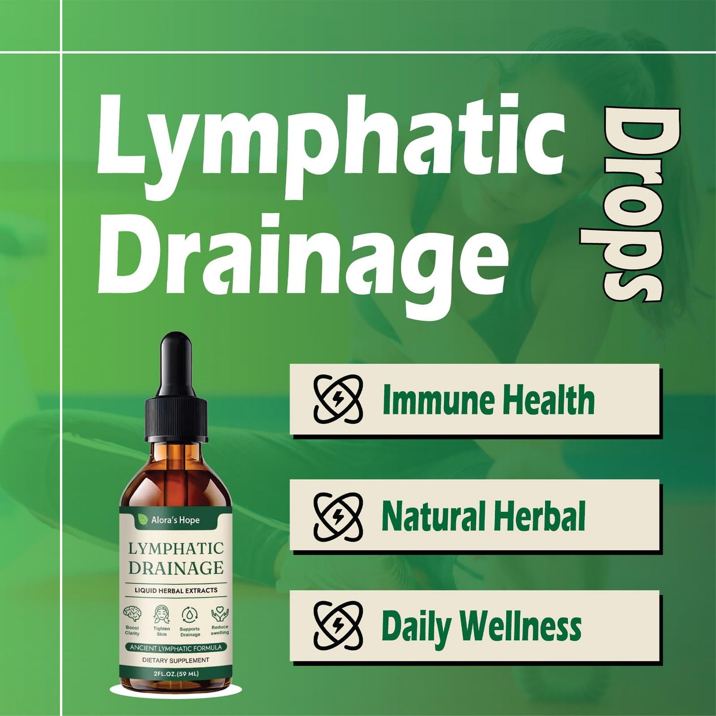 neurocept Alora Lymphatic Drainage Drops, Promotes The Efficient Drainage of The Lymphatic System to Promote Overall Health 2 fl oz (1PCS) - dailyvitalstore