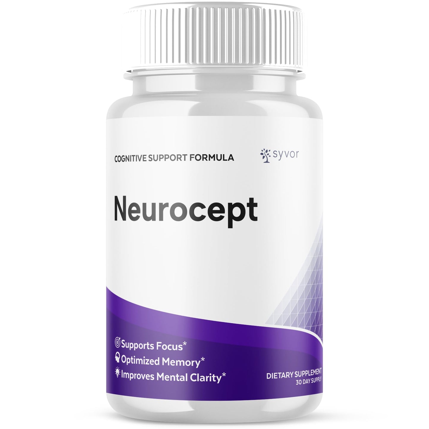 Neurocept Capsules, Official Neurocept Brain Supplement Pills with All Natural Ingredients, Advanced Formula Support Pills with Maximum Strength Premium Vitamins for Women and Men (60 Capsules) - dailyvitalstore