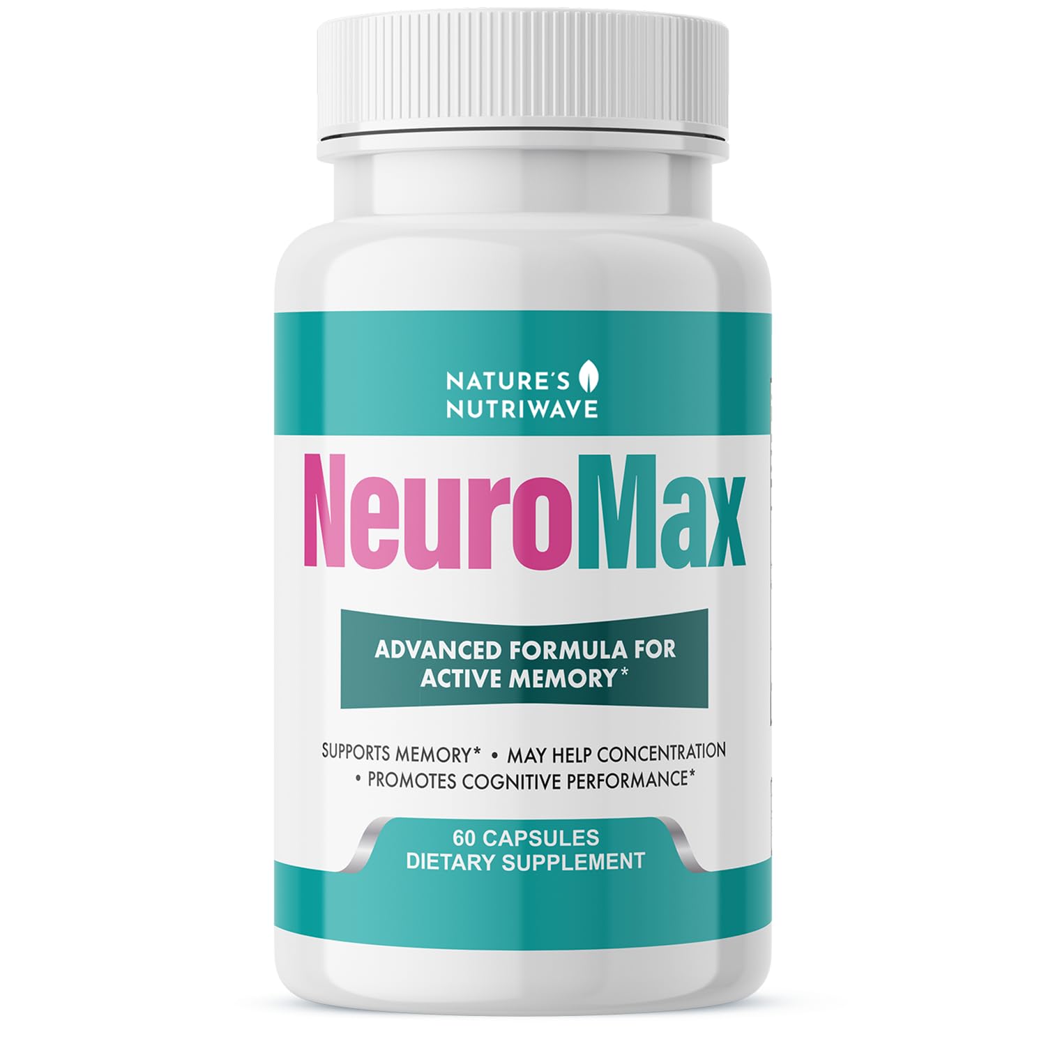 NeuroMax – Natural Herbal Blend with Passion Flower, Marshmallow Root & California Poppy – Non-GMO, Easy-to-Take Capsules, Made in USA, GMP Certified Facility - 60 Capsules, 1 Month Supply - dailyvitalstore