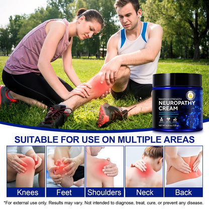 Neuropathy Cream for Feet, Legs & Hands – Lightweight, Plant-Based Formula with Cooling Comfort, 4 oz - dailyvitalstore