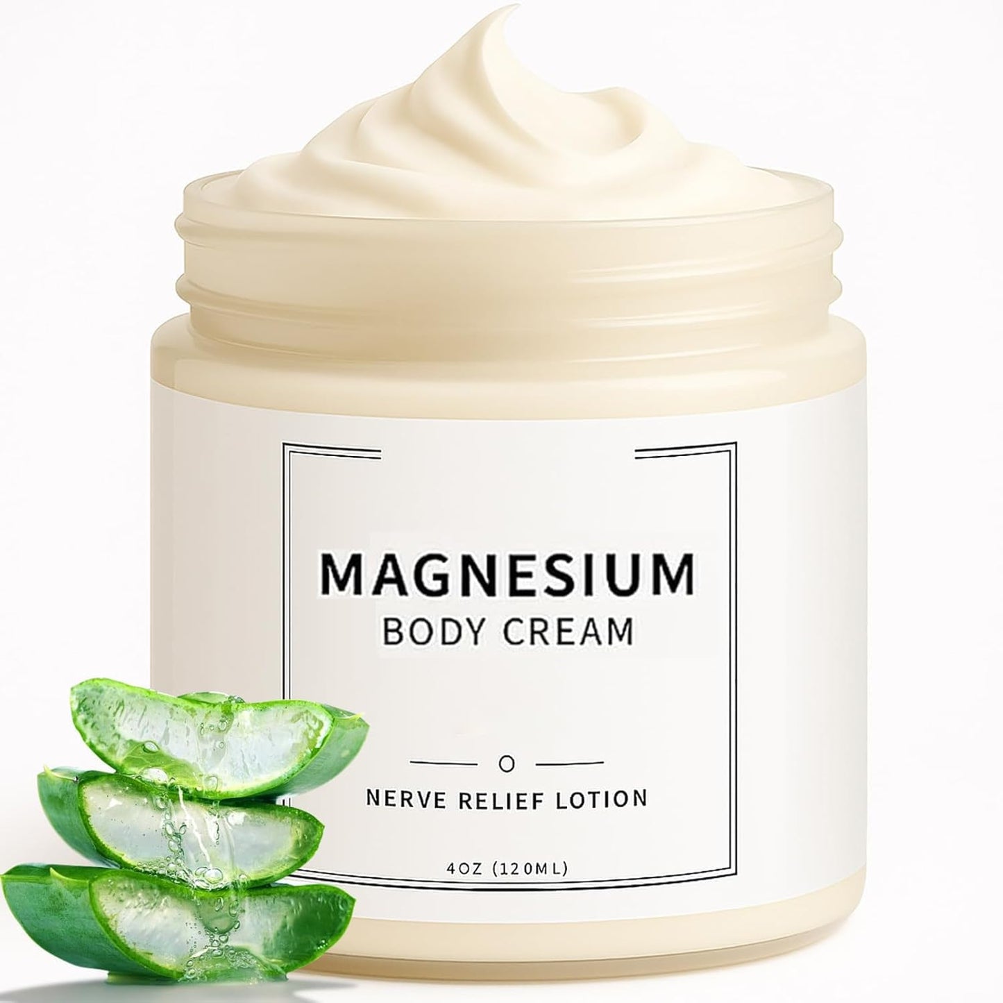 Neuropathy Cream | Nerve Relief Lotion for Feet, Legs & Hands | Magnesium Chloride with Aloe Vera Extract | Non-Greasy Formula for Day & Night Use | Thoughtful Gift for Mama, Dad, Men & Women (1) - dailyvitalstore