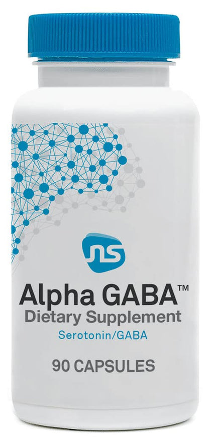 Neuroscience Alpha GABA Supplements - Mood Support Capsules with GABA & L-Theanine - Calming Supplements for Adults for Day or Night Anxiousness (90 ct) - dailyvitalstore