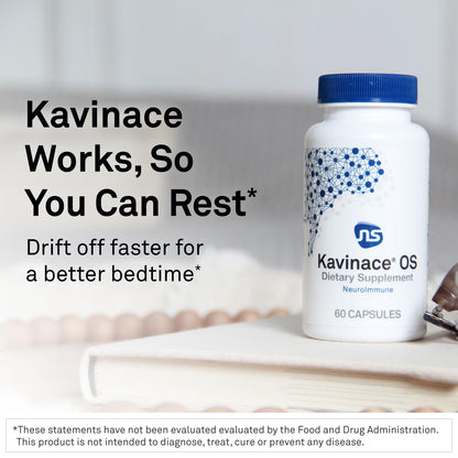 Neuroscience Kavinace OS - Sleep Aid Formula with Melatonin 5mg + L-Theanine - Nighttime Cellular Health Blend for Sleep Efficiency and Immune Support (60 Capsules) - dailyvitalstore