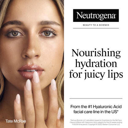 Neutrogena Hydro Boost Hyaluronic Acid Lip Balm, Nourishing Vitamin E Leaves Lips Feeling Hydrated, Sheer Pink Tinted Color with a Sweet Berry Flavor, Sheer Berry, 0.5 oz - dailyvitalstore