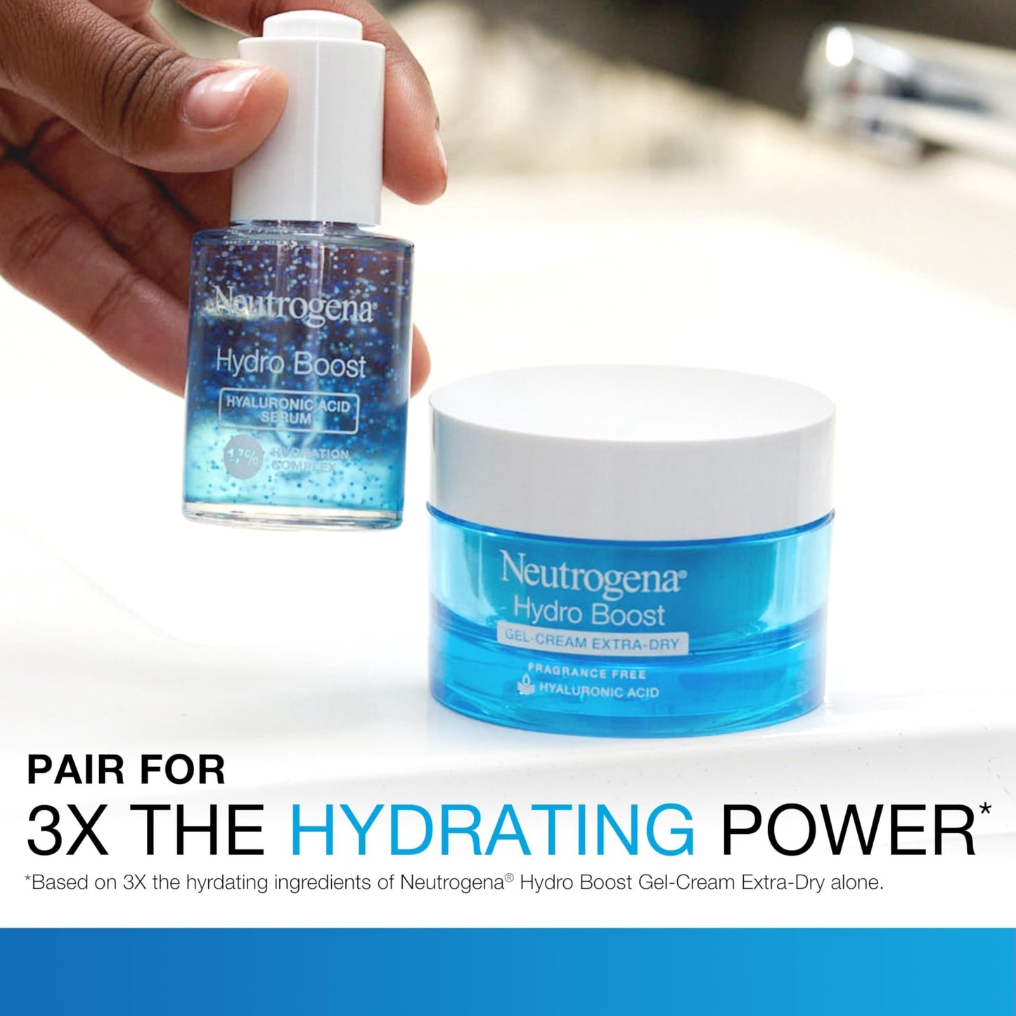 Neutrogena Hydro Boost Hyaluronic Acid Serum for Face & Neck, Lightweight Daily Hydrating Serum with Hyaluronic Acid for Dry Skin, Oil-Free - dailyvitalstore