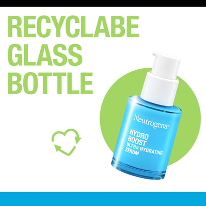 Neutrogena Hydro Boost Ultra Hydrating Serum with Hyaluronic Acid, Fragrance-Free Face Serum for Weightless Hydration and Softer - dailyvitalstore