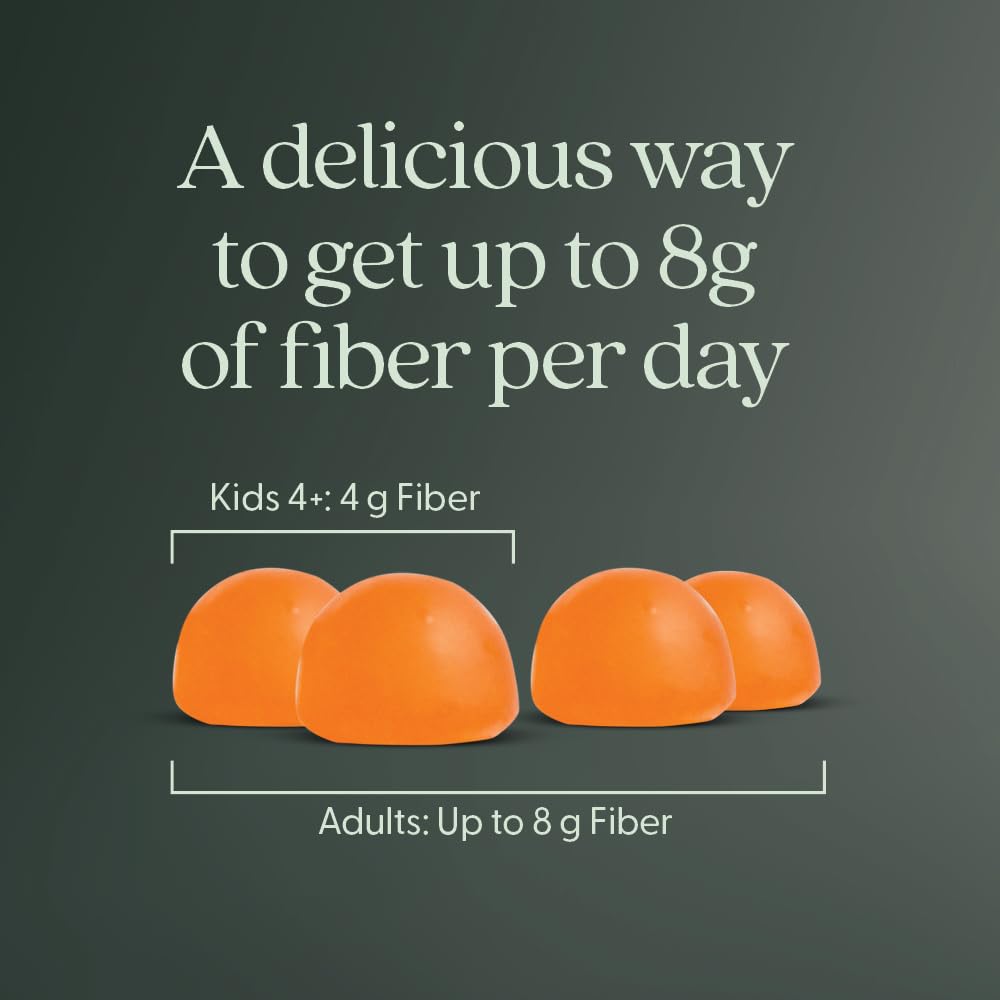 New Chapter Organic Fiber Gummies for Adults & Kids (Age 4+), Plant-Based Prebiotic Fiber for Digestive Health, Vegan, Non-GMO, USDA Organic - dailyvitalstore