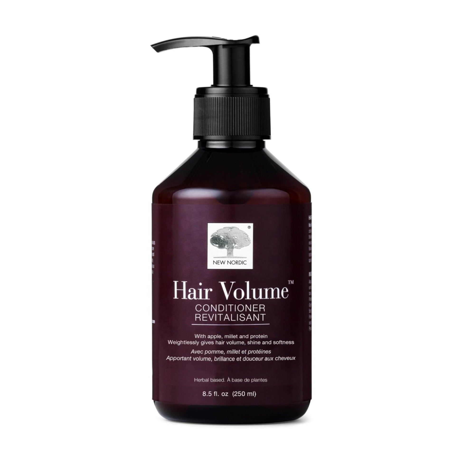 New Nordic Hair Volume Conditioner, Creamy Herbal Recipe to Weightlessly Hydrate, Volumize, Soften & Shine, Vegan, Clean Ingredients, 8.5 Fl Oz - dailyvitalstore