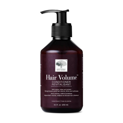 New Nordic Hair Volume Conditioner, Creamy Herbal Recipe to Weightlessly Hydrate, Volumize, Soften & Shine, Vegan, Clean Ingredients, 8.5 Fl Oz - dailyvitalstore