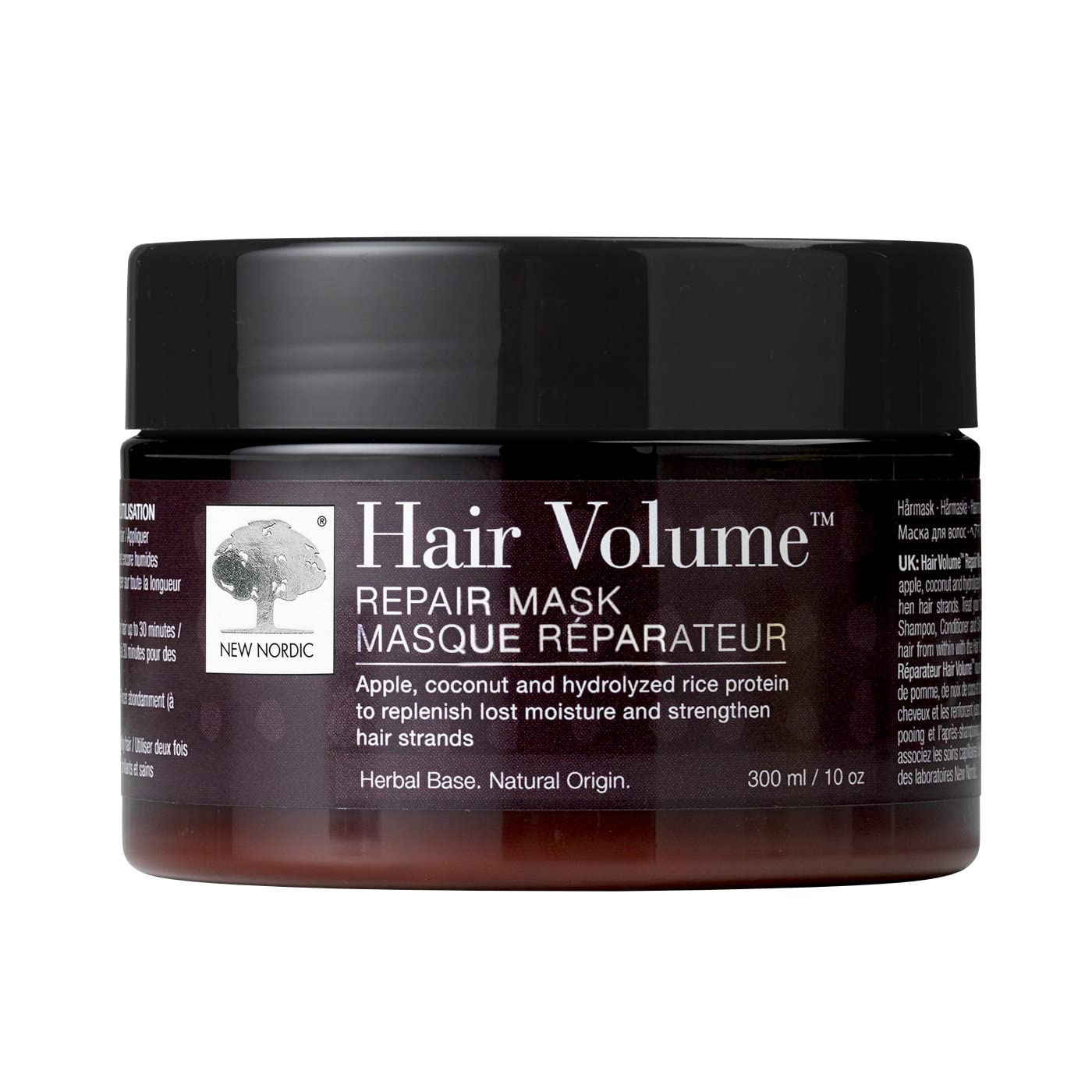 NEW NORDIC Hair Volume Repair Mask for Dry Damaged Hair & Natural Growth, Rebuild Moisture Balance, Volumize & Strengthen, 10 oz - dailyvitalstore
